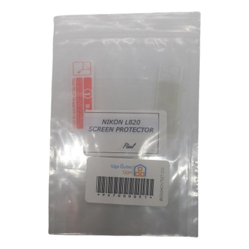 PROTECTOR PANTALLA FLEXIBLE CAMARA NIKON L820 ANTI RAYADO