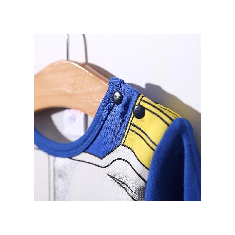 DISFRAZ BEBÉ VEGETA DRAGON BALL SAIYAJIN ROPA NIÑO AZUL MARINO 80-86