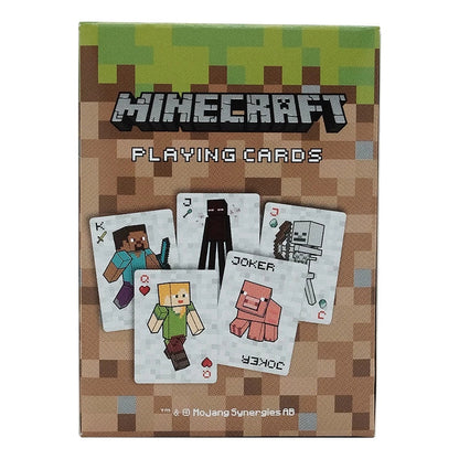 JUEGO CARTAS POKER VERSIÓN LIMITADA MINECRAFT MARRÓN CLARO PERSONAJES MINECRAFT UNIVERSAL