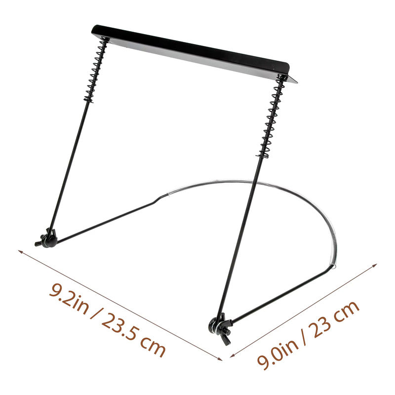 SOPORTE CUELLO ARMÓNICA CROMÁTICA 19CMS | 7.5 PULGADAS SOPORTE CUELLO NEGRO