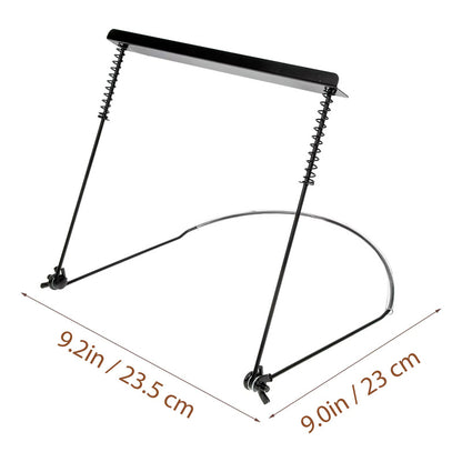 SOPORTE CUELLO ARMÓNICA CROMÁTICA 19CMS | 7.5 PULGADAS SOPORTE CUELLO NEGRO