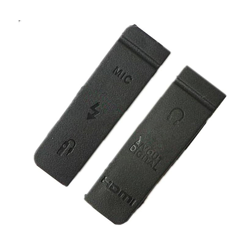 TAPA COBERTOR GOMA CAUCHO CONEXIONES CANON 5D MARK 3 NEGRO