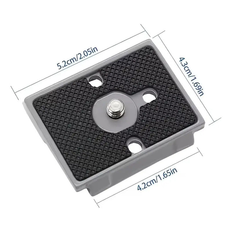 PLACA LIBERACIÓN RÁPIDA PARA MANFROTTO 200PL-14 NEGRO