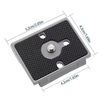 PLACA LIBERACIÓN RÁPIDA PARA MANFROTTO 200PL-14 NEGRO