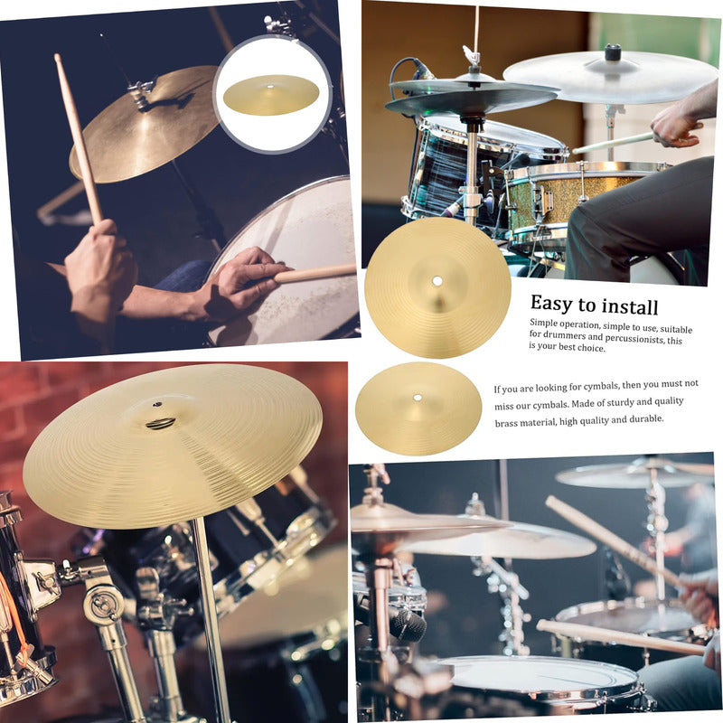 PLATILLO SPLASH 6 PULGADAS BATERÍA ACÚSTICA PERCUSIÓN DORADO OSCURO