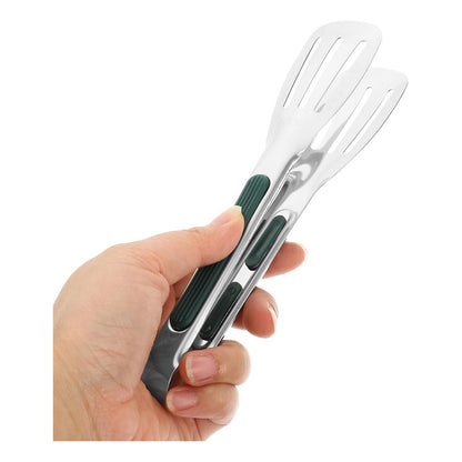PINZA ACERO INOXIDABLE MULTIUSOS COCINA 28CMS RESTAURANTE PLATEADO