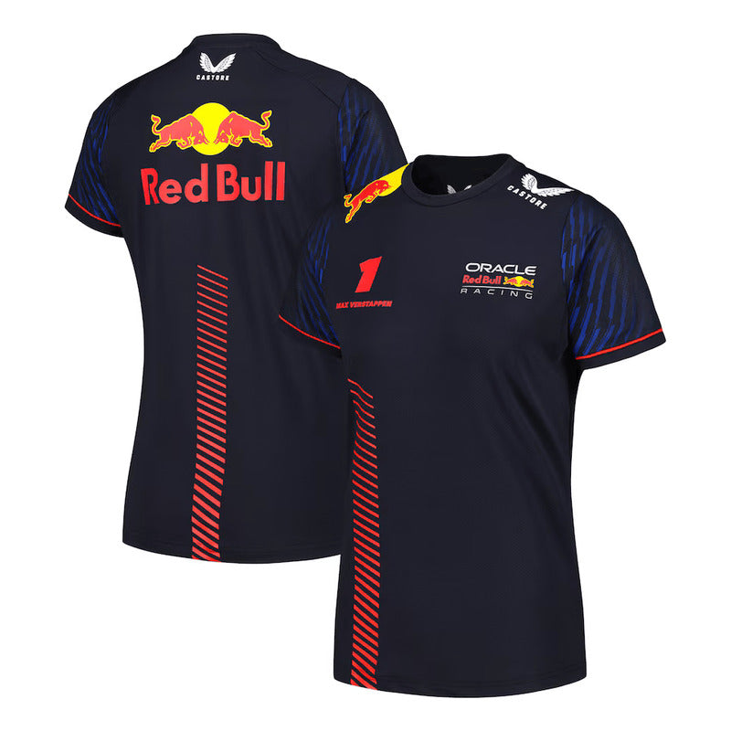 CAMISETA F1 RACING DEPORTIVA POLIESTER TRANSPIRABLE REDBULL AZUL MARINO REDBULL F1 - 1 MAX VERSTAPPEN 2XL (ASIA) POLIÉSTER