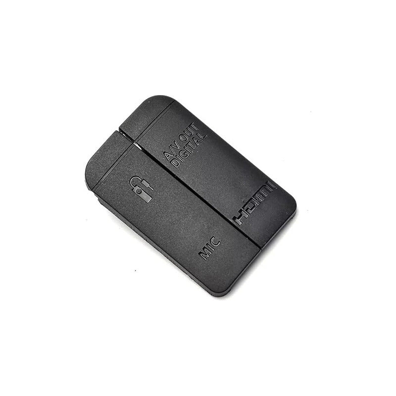 CUBIERTA TAPA GOMA CONEXIONES CANON 6D CAUCHO COBERTOR NEGRO