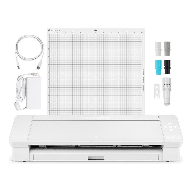 MAQUINA CORTE SILHOUETTE CAMEO 4 PLUS BLANCO KIT BLUETOOH
