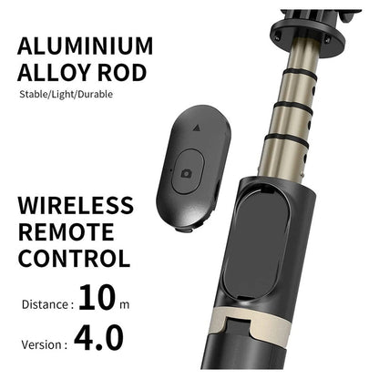 GIMBAL ESTABILIZADOR VIDEO PLEGABLE EXPANDIBLE CELULAR NEGRO