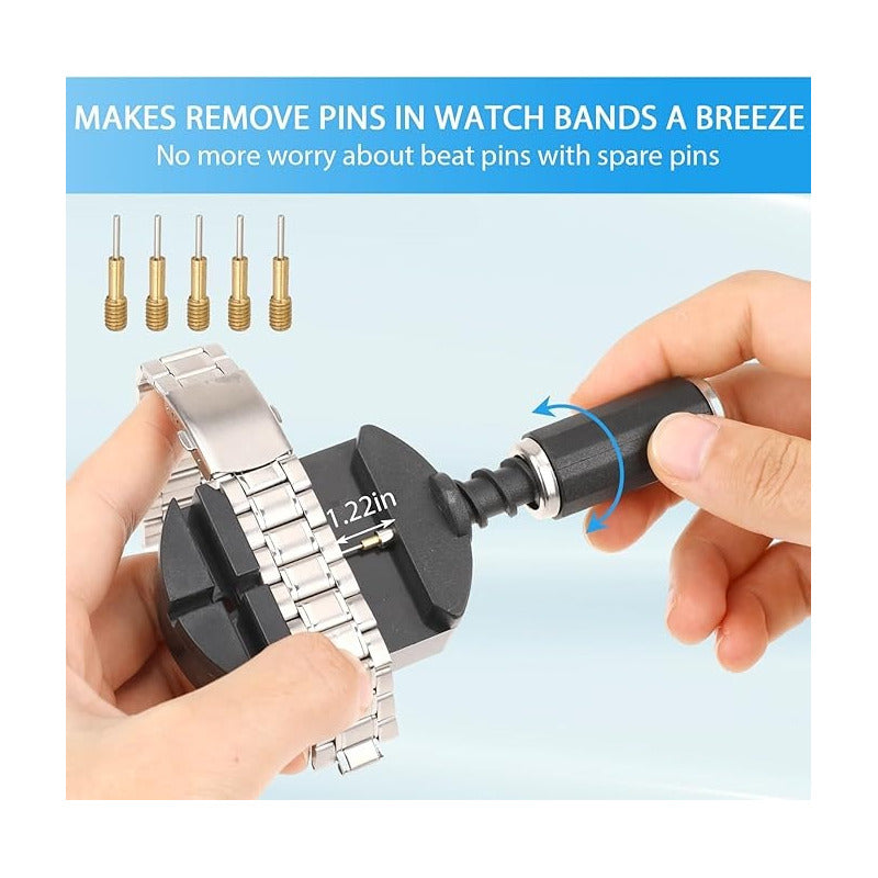 KIT HERRAMIENTA REMOVEDOR CORREA RELOJ RELOJERÍA JOYERÍA