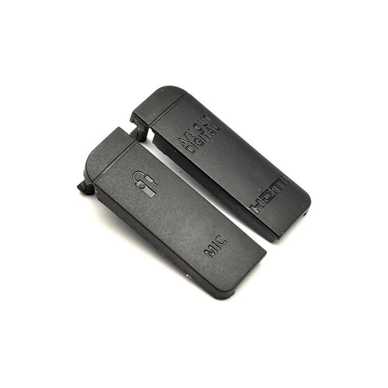 CUBIERTA TAPA GOMA CONEXIONES CANON 6D CAUCHO COBERTOR NEGRO