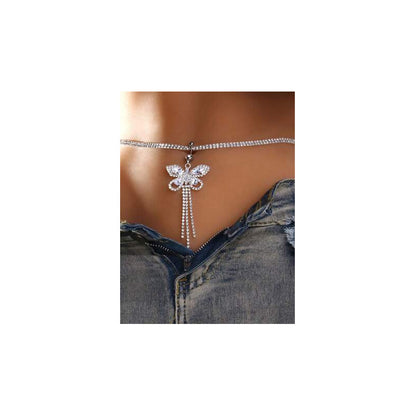 CADENA CINTURA CORAZON AMOR INCRUSTACION PIEDRAS MODA FASHIO PLATEADO