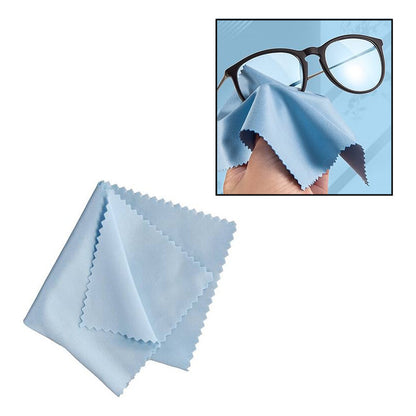 PAÑO SEDA MICROFIBRA SUAVE LIMPIADOR GAFAS CELULAR CÁMARA AZUL CLARO