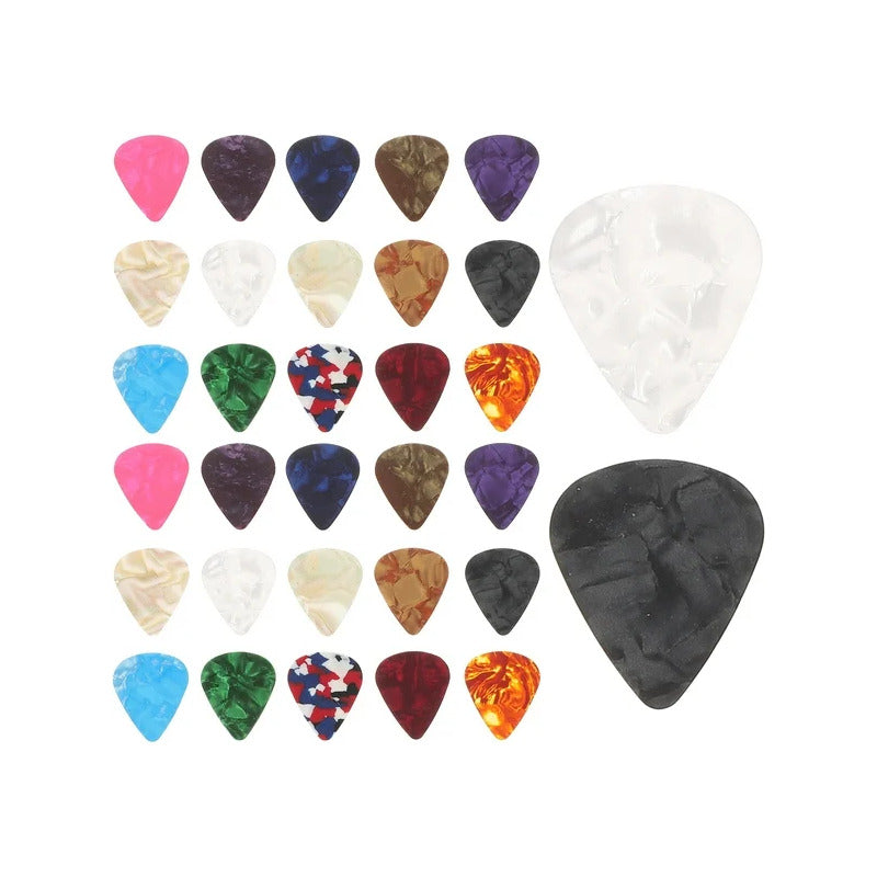5X PUAS PICKS UÑAS GUITARRA ACÚSTICA ELÉCTRICA COLOR VARIADO VARIADO FINO