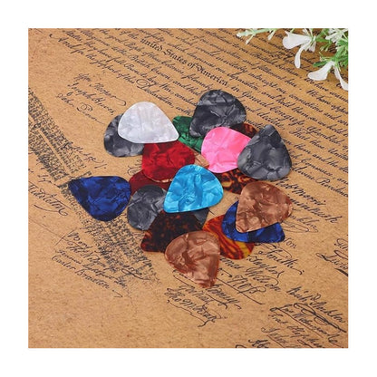 5X PUAS PICKS UÑAS GUITARRA ACÚSTICA ELÉCTRICA COLOR VARIADO VARIADO FINO