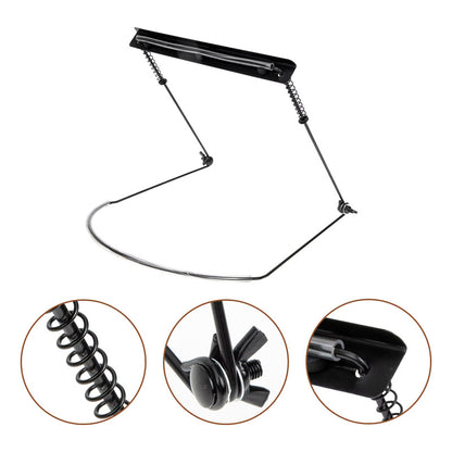 SOPORTE CUELLO ARMÓNICA CROMÁTICA 19CMS | 7.5 PULGADAS SOPORTE CUELLO NEGRO