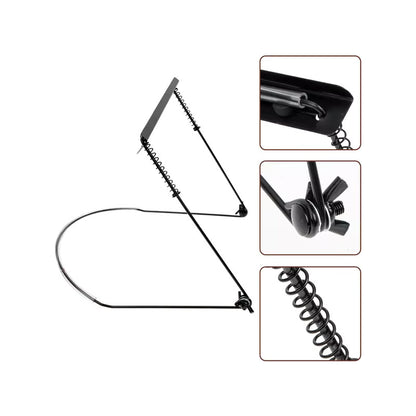 SOPORTE CUELLO ARMÓNICA CROMÁTICA 19CMS | 7.5 PULGADAS SOPORTE CUELLO NEGRO