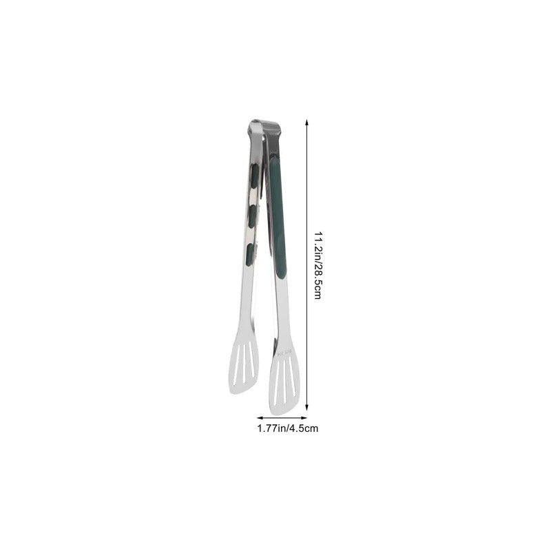 PINZA ACERO INOXIDABLE MULTIUSOS COCINA 28CMS RESTAURANTE PLATEADO