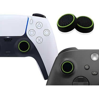JUEGO PROTECTOR SILICONA JOYSTICK PARA PS XBOX SWITCH VERDE