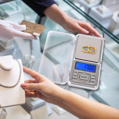 BÁSCULA DIGITAL ALTA PRECISIÓN 0.01G-500G JOYERÍA CRAFTING