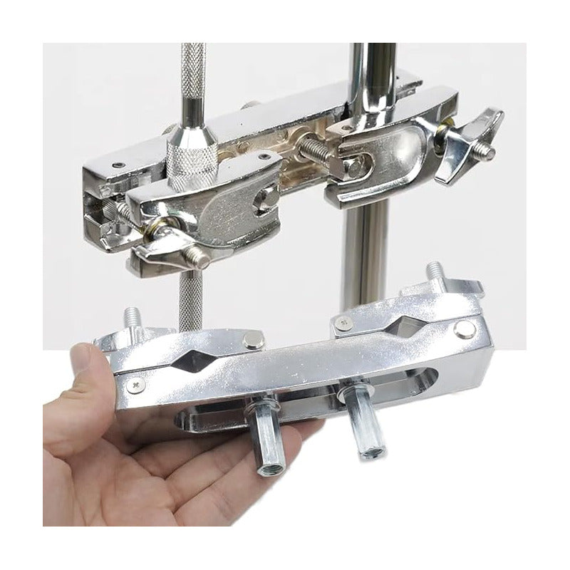 CLAMP BASE PLATILLOS BATERIA ACUSTICA ELECTRICA SOPORTE BOOM