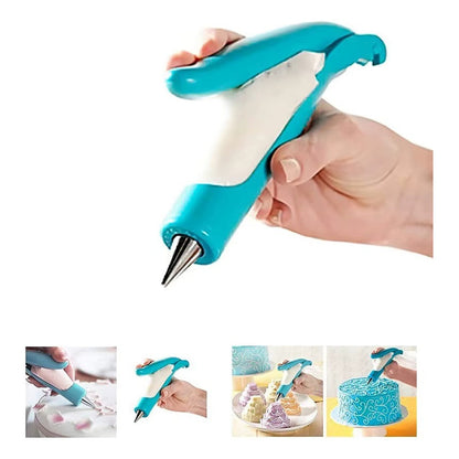 KIT DECORACIÓN CUPCAKES PASTELERÍA GLASEADO AZUL CLARO