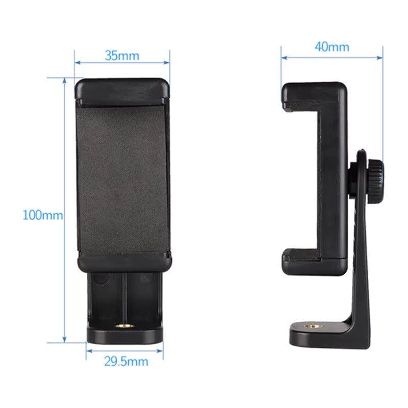 SOPORTE TRÍPODE CELULAR  BASE ADAPTADOR FOTOGRAFÍA VIDEO