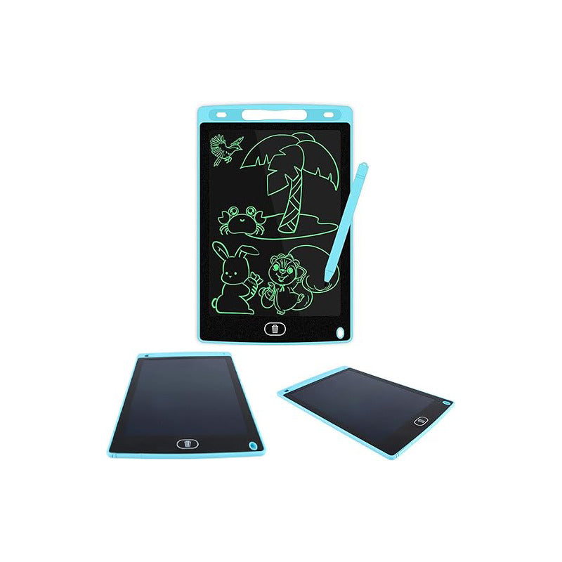 TABLET DIDÁCTICA DIBUJO PIZARRA ELECTRÓNICA LÁPIZ ÓPTICO AZUL CLARO