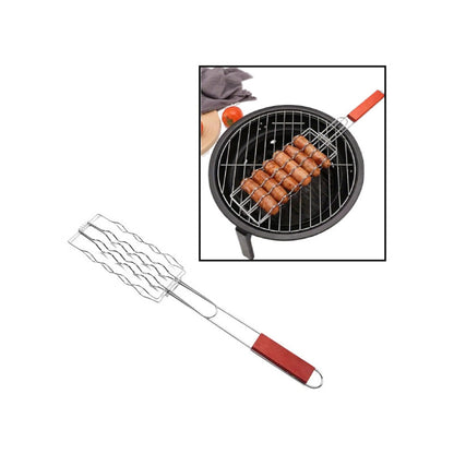 PARRILLA ACERO INOXIDABLE SALCHICHAS BBQ RESTAURANTE COCINA