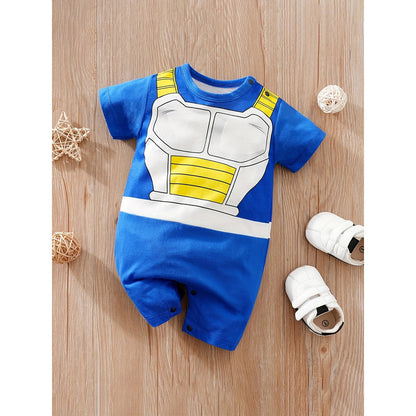 DISFRAZ BEBÉ VEGETA DRAGON BALL SAIYAJIN ROPA NIÑO AZUL MARINO 80-86