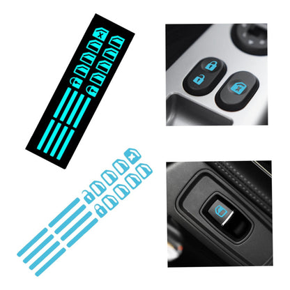 CALCOMANIA ELEVAVIDRIOS LUMINOSA AUTOADHESIVA FLUORESCENTE