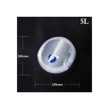 CONTENEDOR PLEGABLE AGUA CAMPING PASEO PESCA GASOLINA 5 LTS