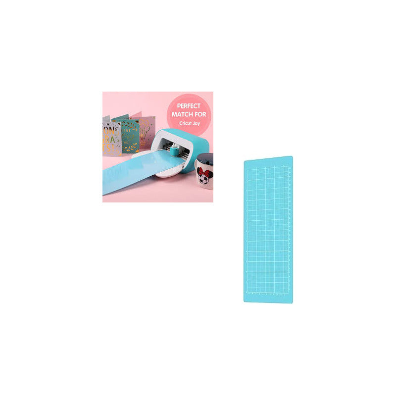 TAPETE CORTE 12  X 4.5  PARA CRICUT JOY LIGHT GRIP AZUL AGUA