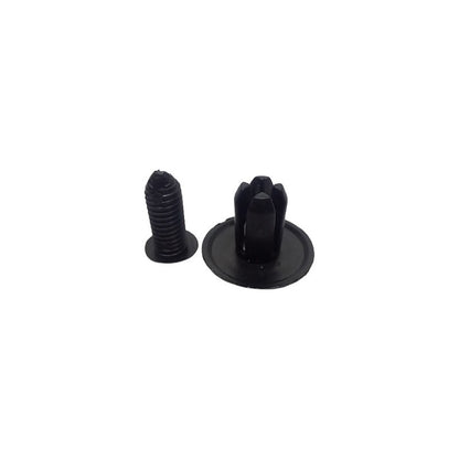 10X PIN CLIP AJUSTE PLÁSTICO VEHÍCULO CARRO 19MM X 12MM X8MM NEGRO