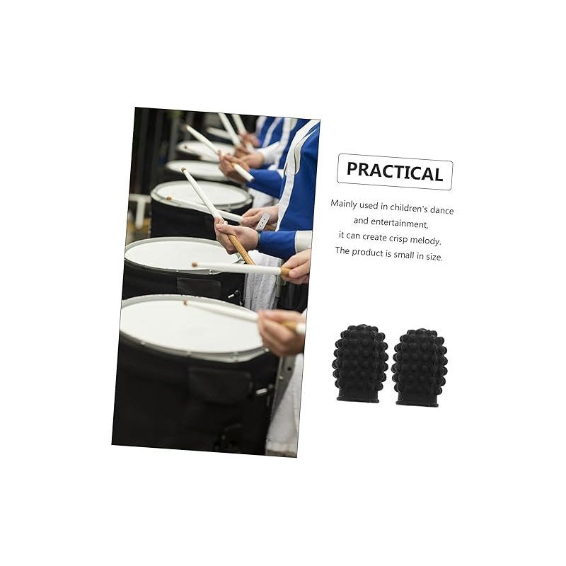 REDUCTOR SONIDO BAQUETAS PROTECTOR PROFESIONLAL 5A BATERÍA NEGRO 5A