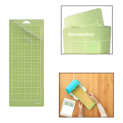 TAPETE CORTE 12  X 4.5  PARA CRICUT JOY STANDAR GRIP VERDE VERDE CLARO