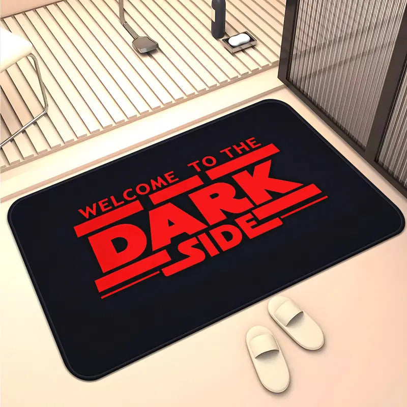 TAPETE HOGAR COCINA ENTRADA CASA DISEÑO DARK SIDE ROJO 40X60 60 CM 40 CM STAR WARS NEGRO/ROJO