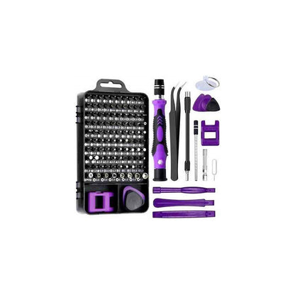 JUEGO SET DESTORNILLADORES 115 EN 1 MAGNÉTICO MULTIFUNCIONAL