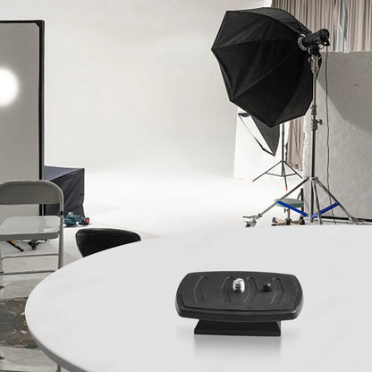 TRIPODE PLACA LIBERACIÓN RÁPIDA ZAPATA 44.6 X 44.6MMS NEGRO