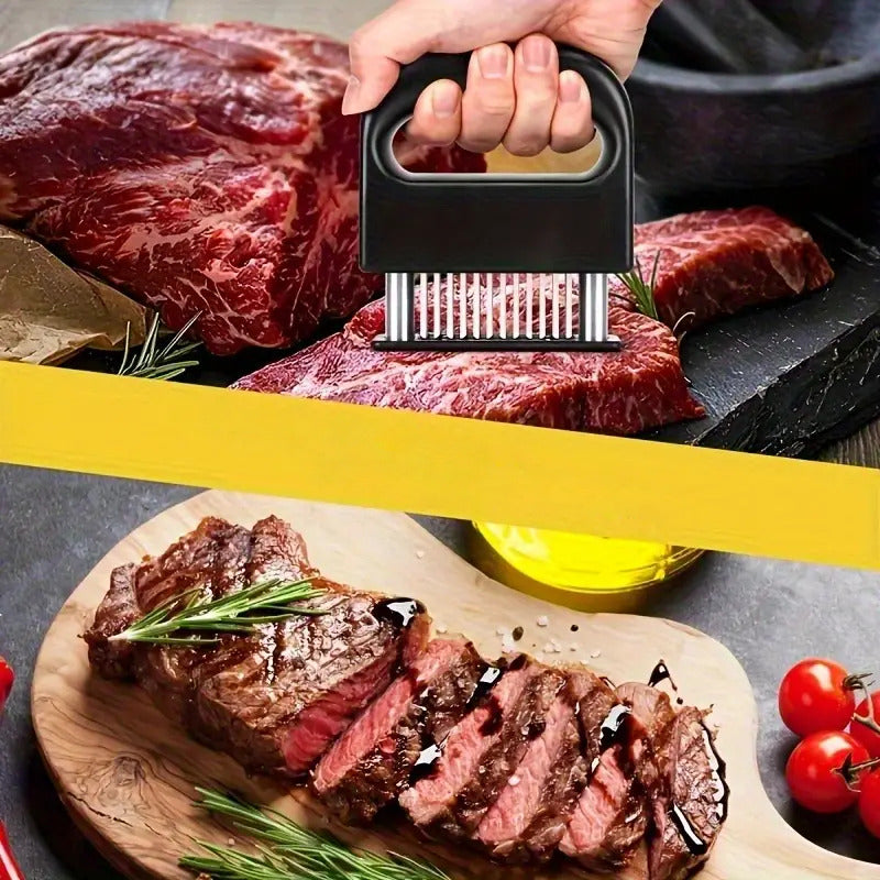 ABLANDADOR CARNE PROFESIONAL ACERO INOXIDABLE MULTIUSOS NEGRO