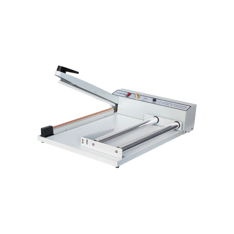 KIT MAQUINA SELLADORA PLÁSTICO + PISTOLA CALOR SET EMPRENDER 110/220V BEIGE