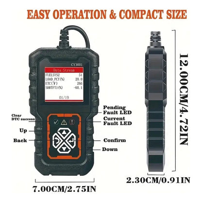 ESCÁNER OBD2 AUTO LECTOR CÓDIGOS MOTOR DIAGNÓSTICO CAN