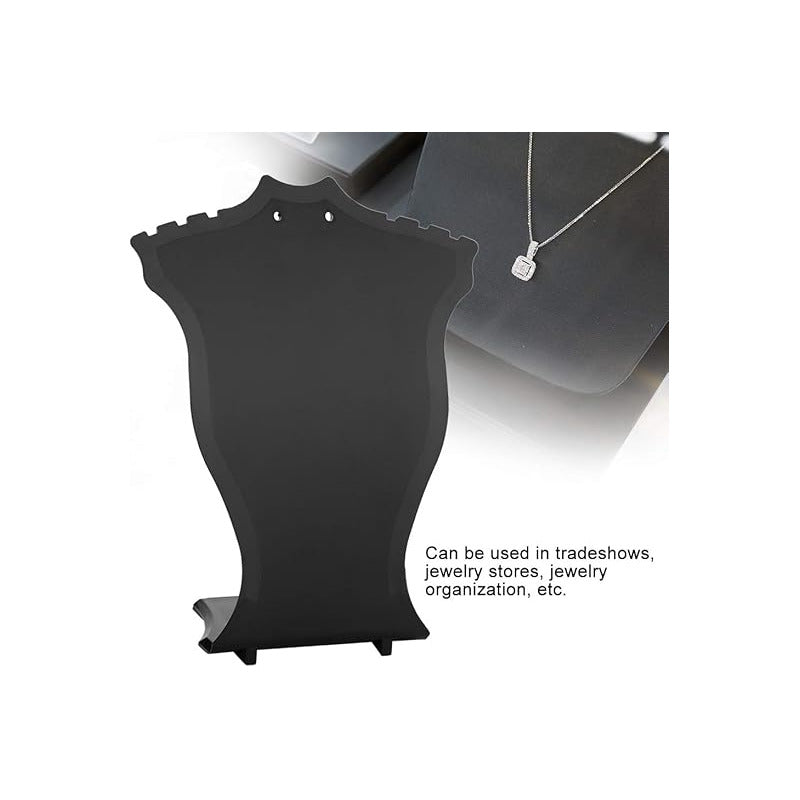 EXHIBIDOR COLLAR ARETES JOYAS PENDIENTES SOPORTE JOYERIA BLANCO