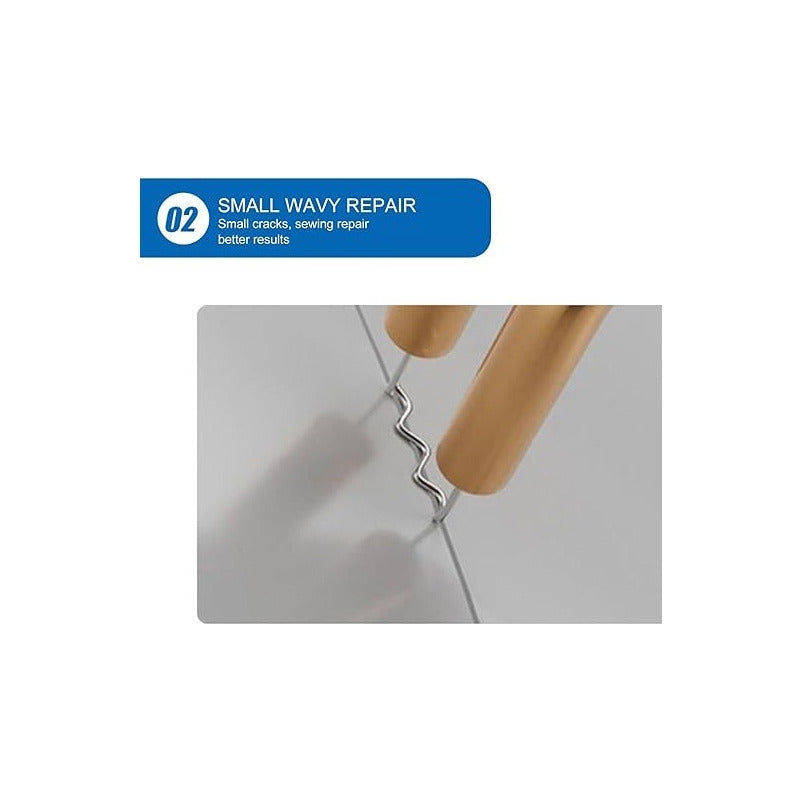 20X GRAPAS SOLDAR PLÁSTICO REPARACIÓN RESTAURACIÓN PLATEADO 110V