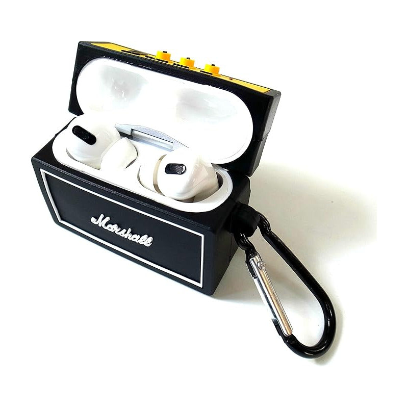 ESTUCHE AUDIFONOS AIRPODS 3 GEN TIPO AMPLIFICADOR MARSHALL MIXTO