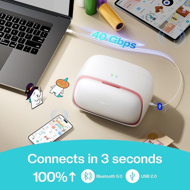 PLOTTER CORTE LIKCUT S501 ROSA OFICINA CRAFT EVENTOS FIESTAS