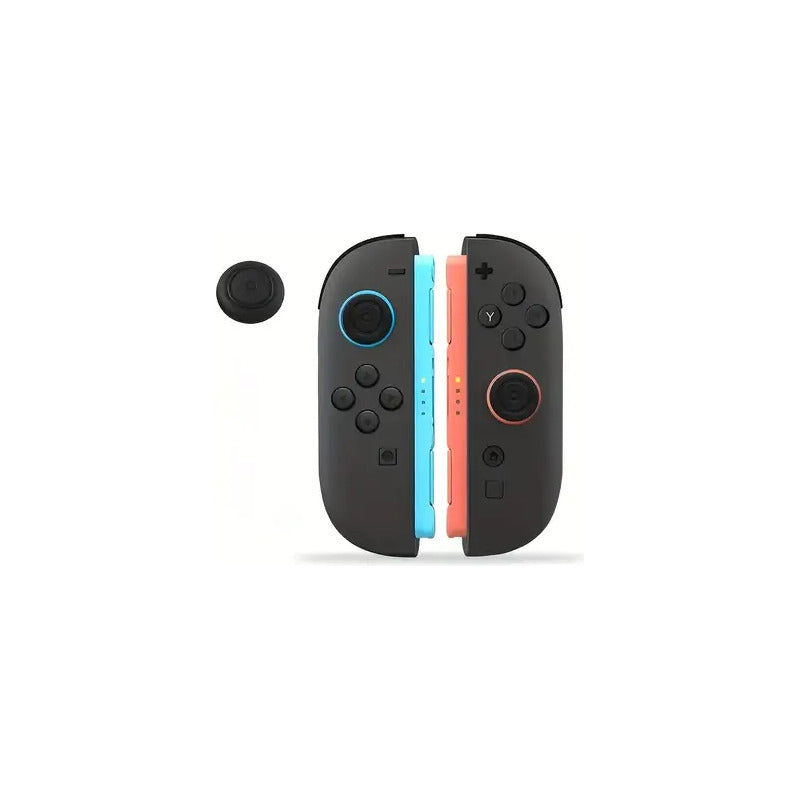 2X PROTECTOR SILICONA JOYSTICK MANDO CONTROL JOY-CON NEGRO NEGRO