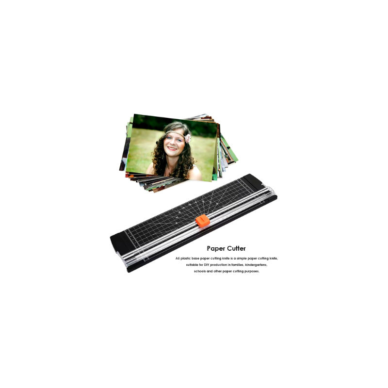 CORTADOR PAPEL A4 BIDIRECCIONAL GUILLOTINA NEGRO MANUAL