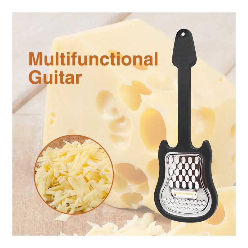 RALLADOR QUESO 3 EN 1 ACERO INOXIDABLE GUITARRA ELÉCTRICA NEGRO